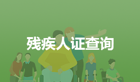 殘疾人證查詢